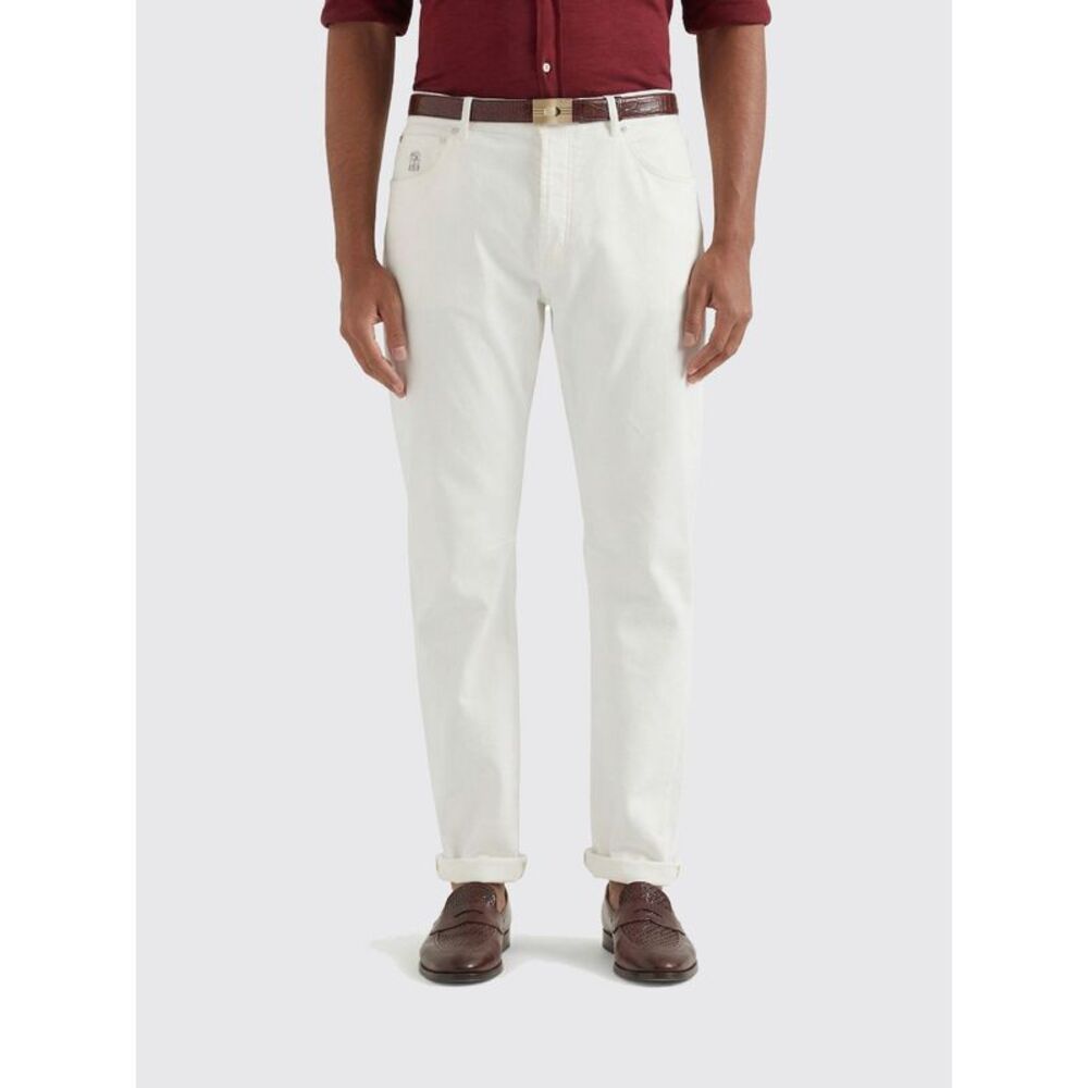 Brunello Cucinelli Jeans Men White